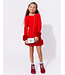 Lola and The Boys Girls Red Holly Dress
