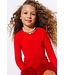 Lola and The Boys Girls Red Holly Dress