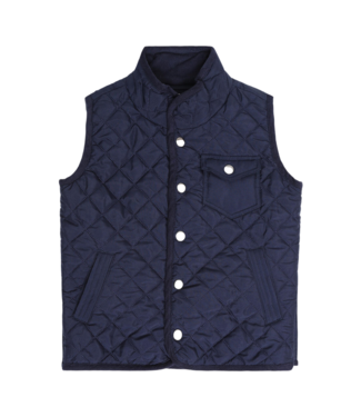 Pedal Navy Quilted Vest