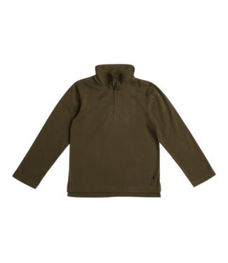 Pedal Olive 1/4 Zip Scott Pullover