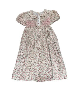 Samantha Floral 3 Button Dress