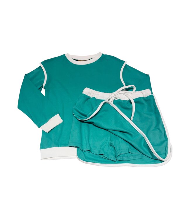 Green Josie Skort Set
