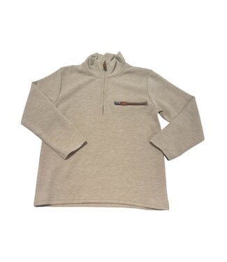 Millie Jay Tan Kingston 1/4 Zip Pullover