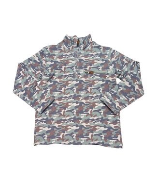Millie Jay Camo Kingston 1/4 Zip Pullover