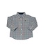 Blue & Orange Plaid Button Down Shirt