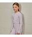 Soft Lilac Crossflow Crop Long Sleeve Top