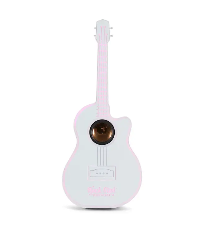 Bluetooth LED Guitar Speaker with Wireless Karaoke Microphone