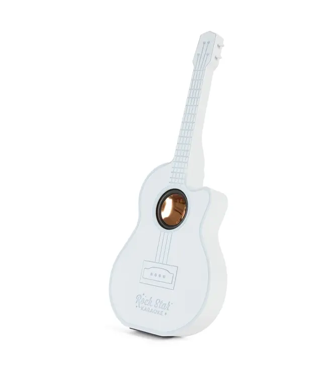Bluetooth LED Guitar Speaker with Wireless Karaoke Microphone
