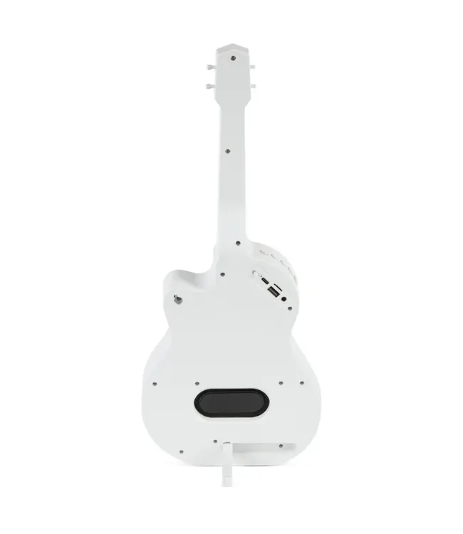 Bluetooth LED Guitar Speaker with Wireless Karaoke Microphone