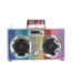 Rainbow Bling Retro Bluetooth Boombox