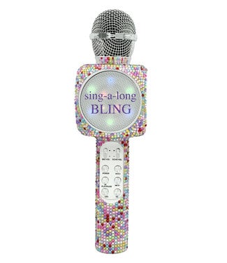 Wireless Express Confetti Bling Sing A Long Microphone