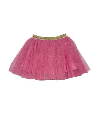 Joyous & Free Pink Elastic Glitz Skort