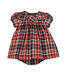 Evergreen Tartan Petal Red Float