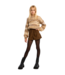 Molly Bracken Chocolate High-Waisted Woven Flared Fit Shorts