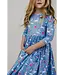 Blue Moon 3/4 Sleeve Pocket Twirl Dress