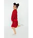 Red Velvet Sequin Twirl Skort
