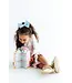 Mila & Rose Girls Party Time Long Sleeve Ruffle Hem Twirl Dress
