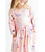Spooky Sweetheart 3/4 Sleeve Pocket Twirl Dress
