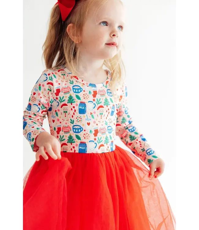 Oh Snap! Long Sleeve Tutu Dress