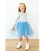 Mila & Rose Girls Coquette Christmas Long Sleeve Tutu Dress