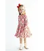 Mila & Rose Girls Santa's Sweet Shoppe Long Sleeve Ruffle Hem Twirl Dress