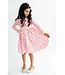 Mila & Rose Girls Pink Dreidel Darling Long Sleeve Pocket Twirl Dress