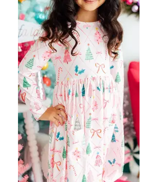 Mila & Rose Very Merry L/S Pocket Twirl Dress