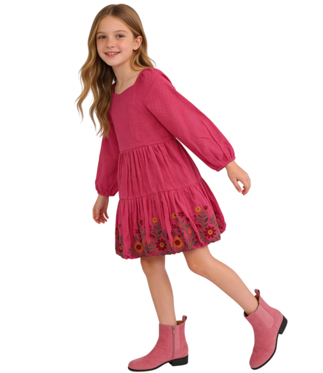 Muted Fuchsia Daphne Dress