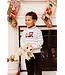 Isaac's Intarsia Sweater - Barrington Blue Stripe with Train