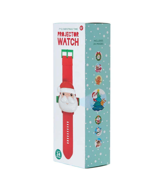 Two's Company Santa Digital Watch with Projector