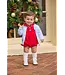 Little English Red Corduroy Davant Bubble