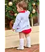 Little English Red Corduroy Davant Bubble
