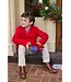 Red Quarter Zip Sweater