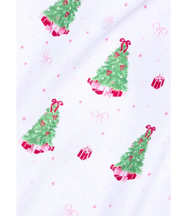Little English Holly Days Zippered Footie