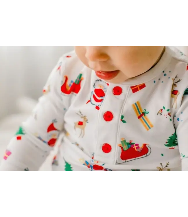 Little English Boys Vintage Christmas Printed Jammies