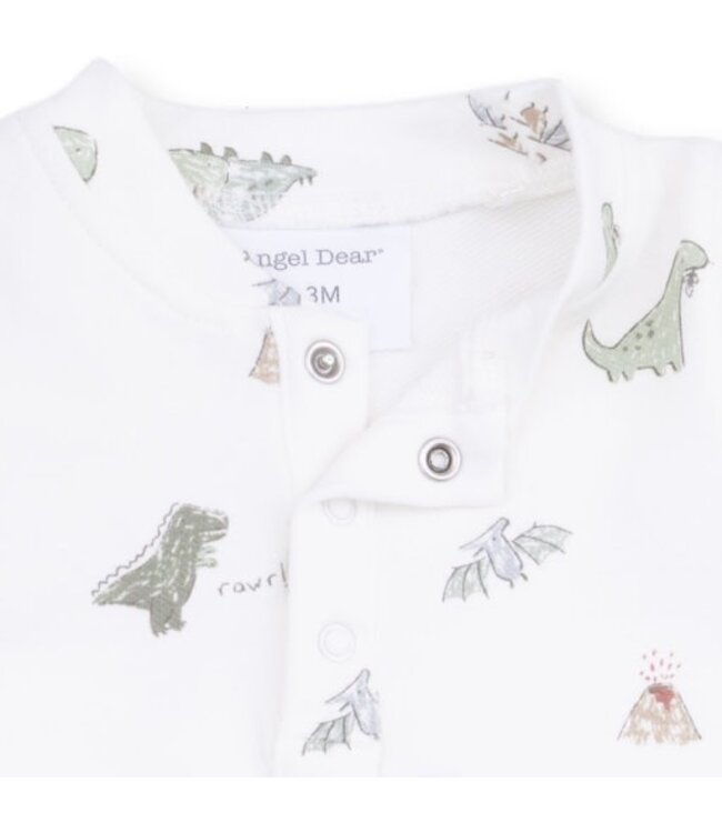 Angel Dear Dinos French Terry - Uni Romper