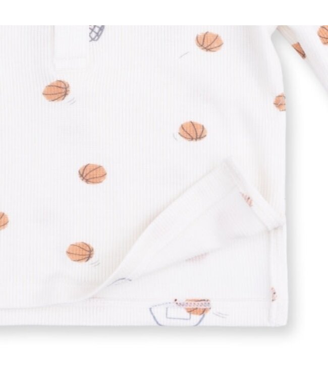 Mini Basketballs - Long Sleeve Henley Play Set