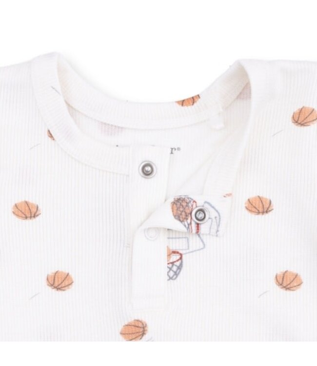 Mini Basketballs - Long Sleeve Henley Play Set