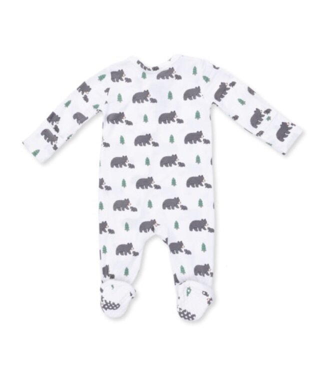 Black Bears - 2 Way Zipper Footie