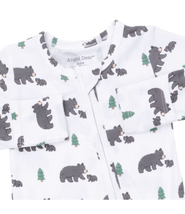 Black Bears - 2 Way Zipper Footie