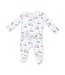 Golf Carts Pink - 2 Way Ruffle Back Zipper Footie