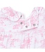 Angel Dear Golf Toile Pink - Smocked Long Sleeve Romper
