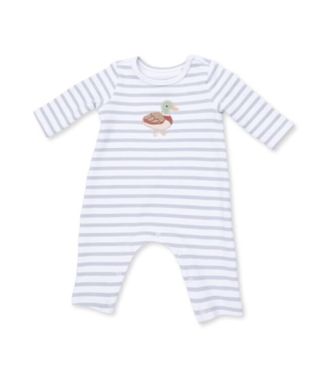 Mama Mallard - Long Sleeve Snap Shoulder Romper
