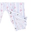 Anna Floral Stripe - Smocked Long Sleeve Romper