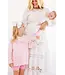 Palm Beach Pink Gingham Big Sister Cassidy Comfy Crewneck