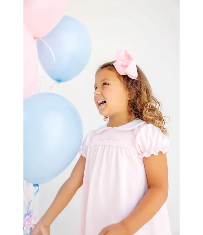 Beaufort Bonnet Holly Day Dress - Palm Beach Pink with Big Sister