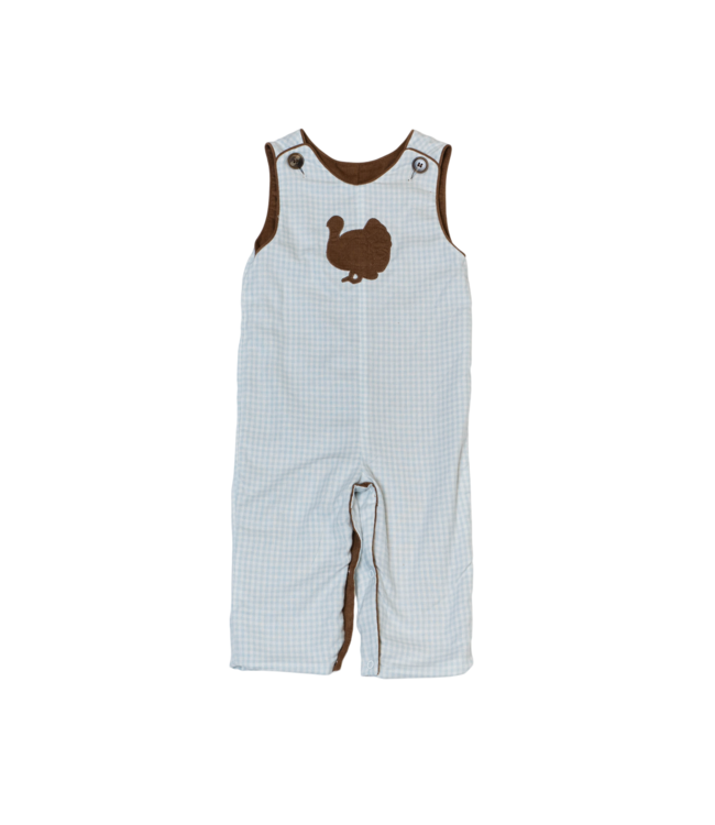 Light Blue Check Rivers Reversible Longall