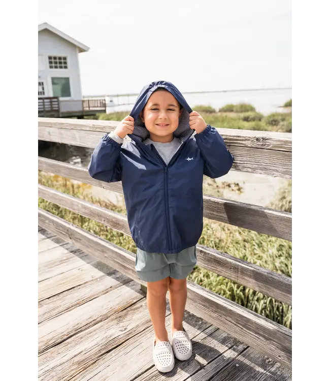 Navy Rain Jacket