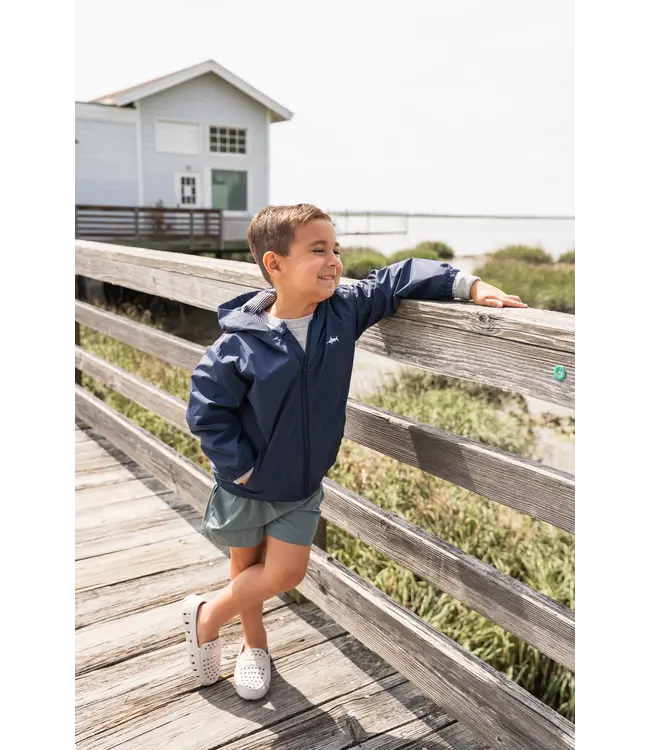 Navy Rain Jacket