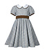 Blue/Khaki Plaid Dress